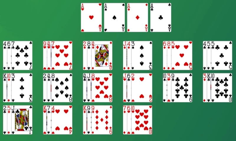 Trefoil Solitaire - Play online for free